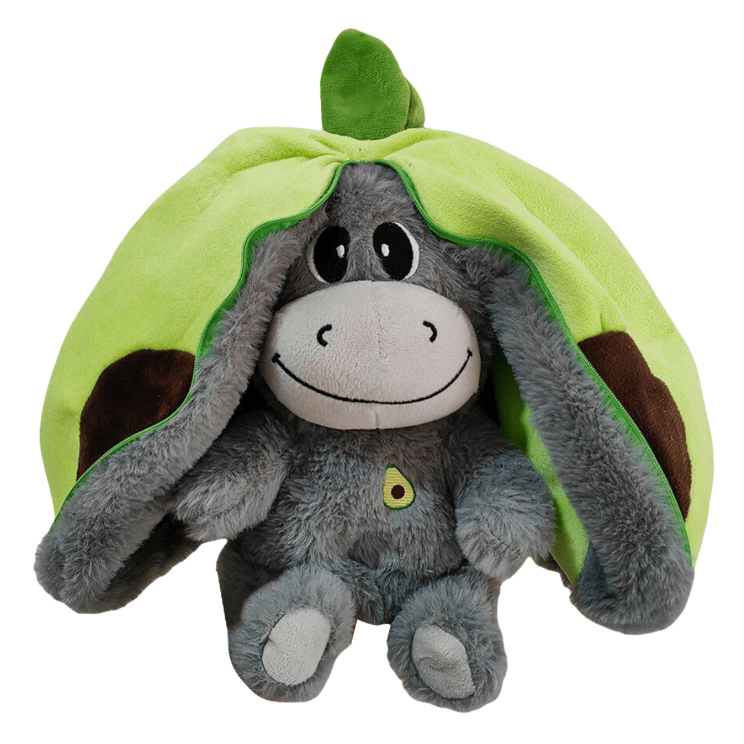 Donkey Breathing Plush – Fruit Themed Big Ears Sleep Toy with Motion - Babies Mall