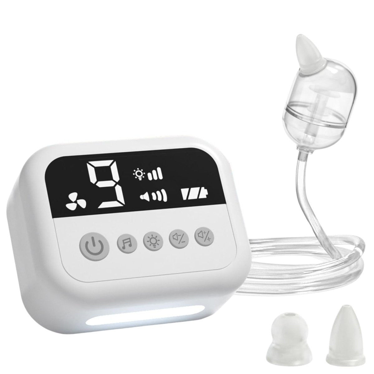 Electric Baby Nasal Aspirator with 9 Suction Levels, Night Light - Babies Mall