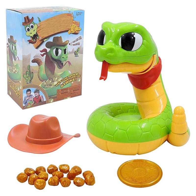 Electric Rattlesnake Treasure Game with Sound, Fast Reflex Toy - Babies Mall