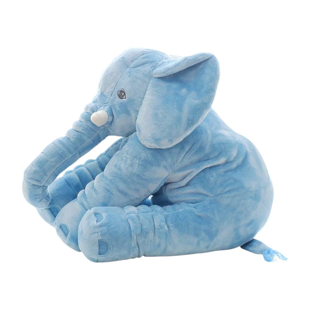 Elephant Plush Toy 23.6 inch Soft Cotton Pillow for Kids in 4 Colors - Babies Mall