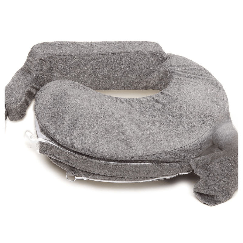 Firm Foam Nursing Pillow with Wraparound Strap, Pocket, Washable Cover - Babies Mall