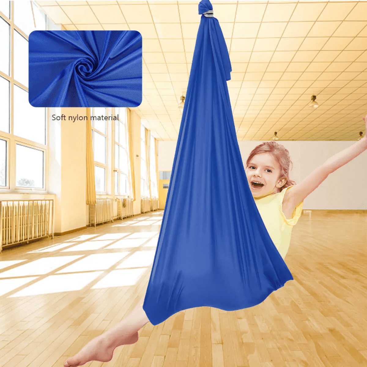 Flexible Fabric Hammock Swing for Kids and Adults – Indoor Outdoor Use - Babies Mall
