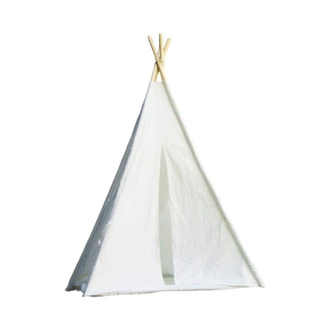 Foldable Cotton Canvas Kids Teepee Tent for Indoor Outdoor Play - Babies Mall