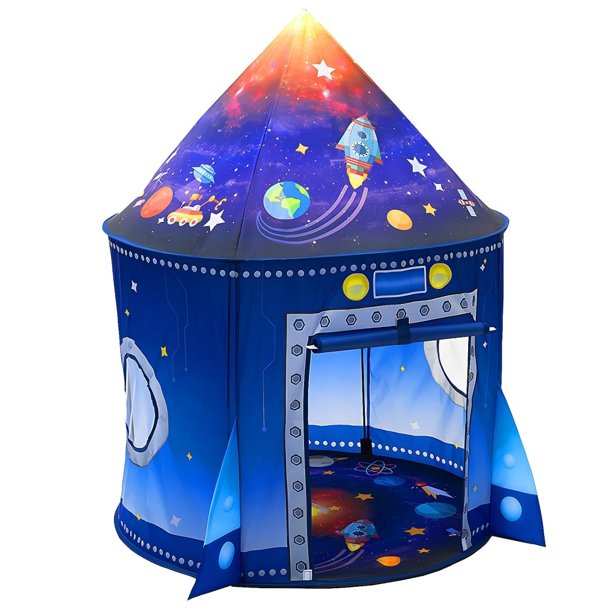 Foldable Rocket - Themed Kids Tent Playhouse for Indoor & Outdoor - Babies Mall