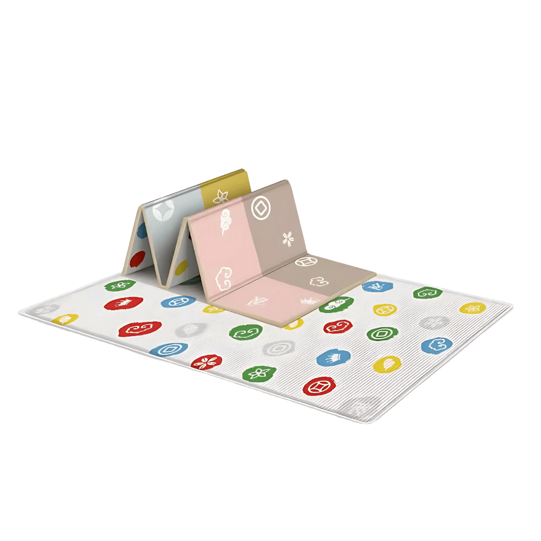 Foldable Waterproof Baby Play Mat with Double - Sided Cartoon Surface - Babies Mall