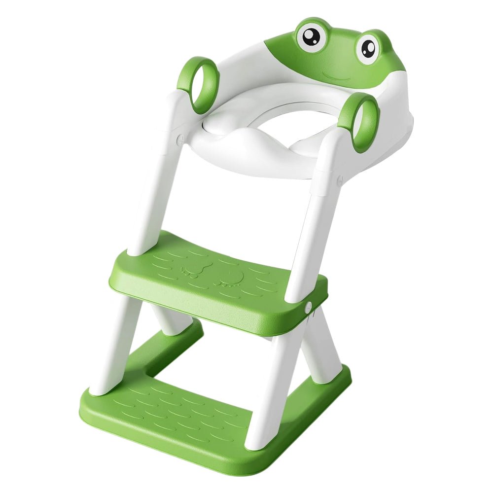 Frog Potty Training Seat With Step, Kids WC Adapter For Boys & Girls - Babies Mall