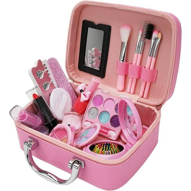 Girls Makeup Kit for Kids Complete Washable Princess Cosmetic Set - Babies Mall