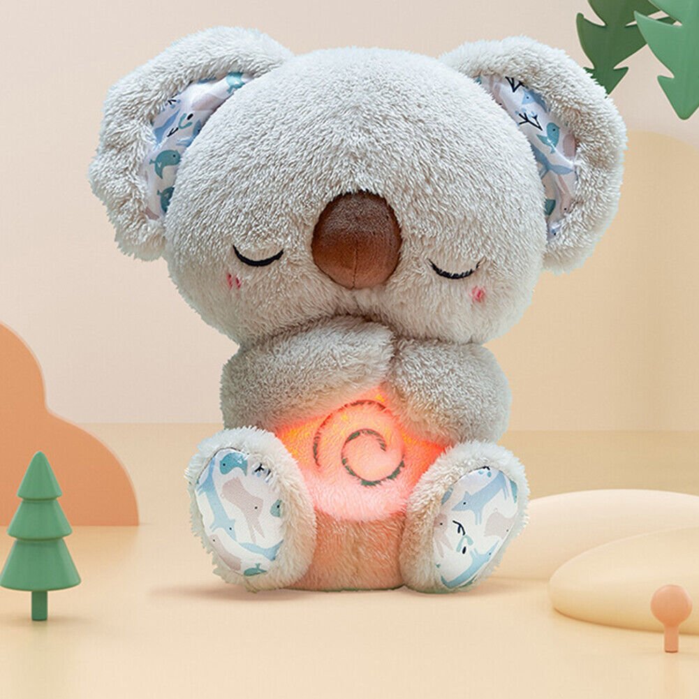 Heartbeat Koala with Breathing Motion, Sleep Companion Plush Babies - Babies Mall