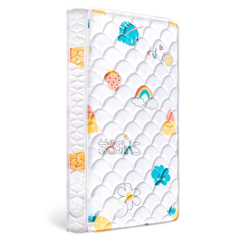 High - Density Memory Foam Crib Mattress with Cotton Cover for 0–5 Years - Babies Mall