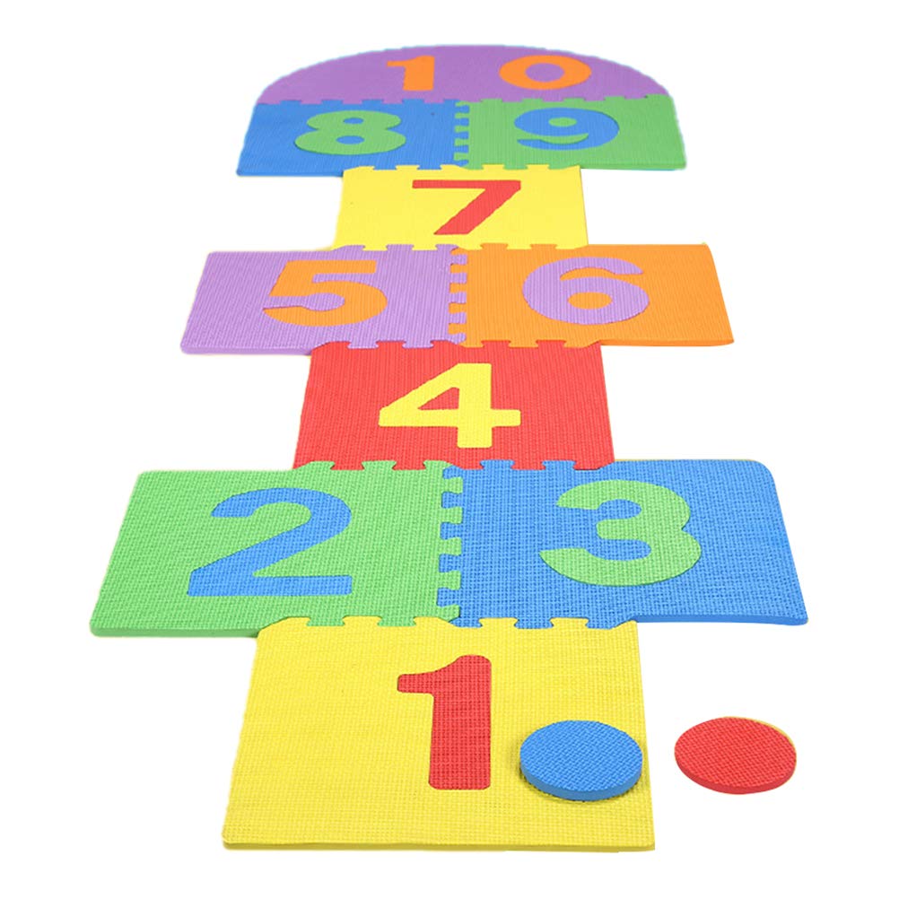 Hopscotch Play Mat with Interlocking EVA Foam Tiles - Babies Mall