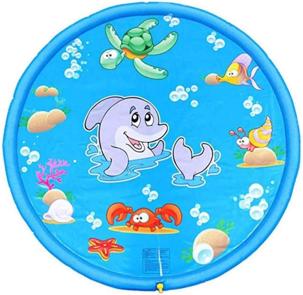 Inflatable Splash Mat, PVC Water Playpad for Kids and Pets - Babies Mall