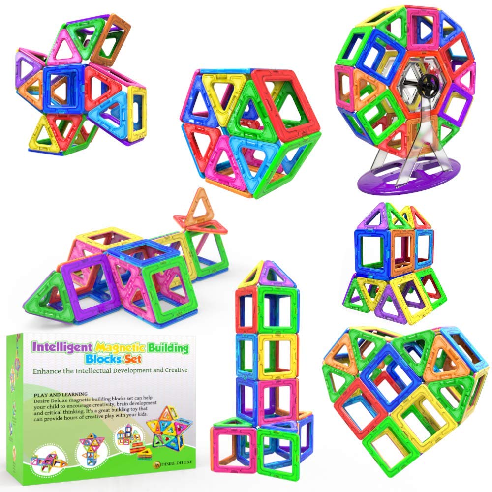 Intelligent Magnetic Building Blocks Set, Multicolor Construction Toy - Babies Mall