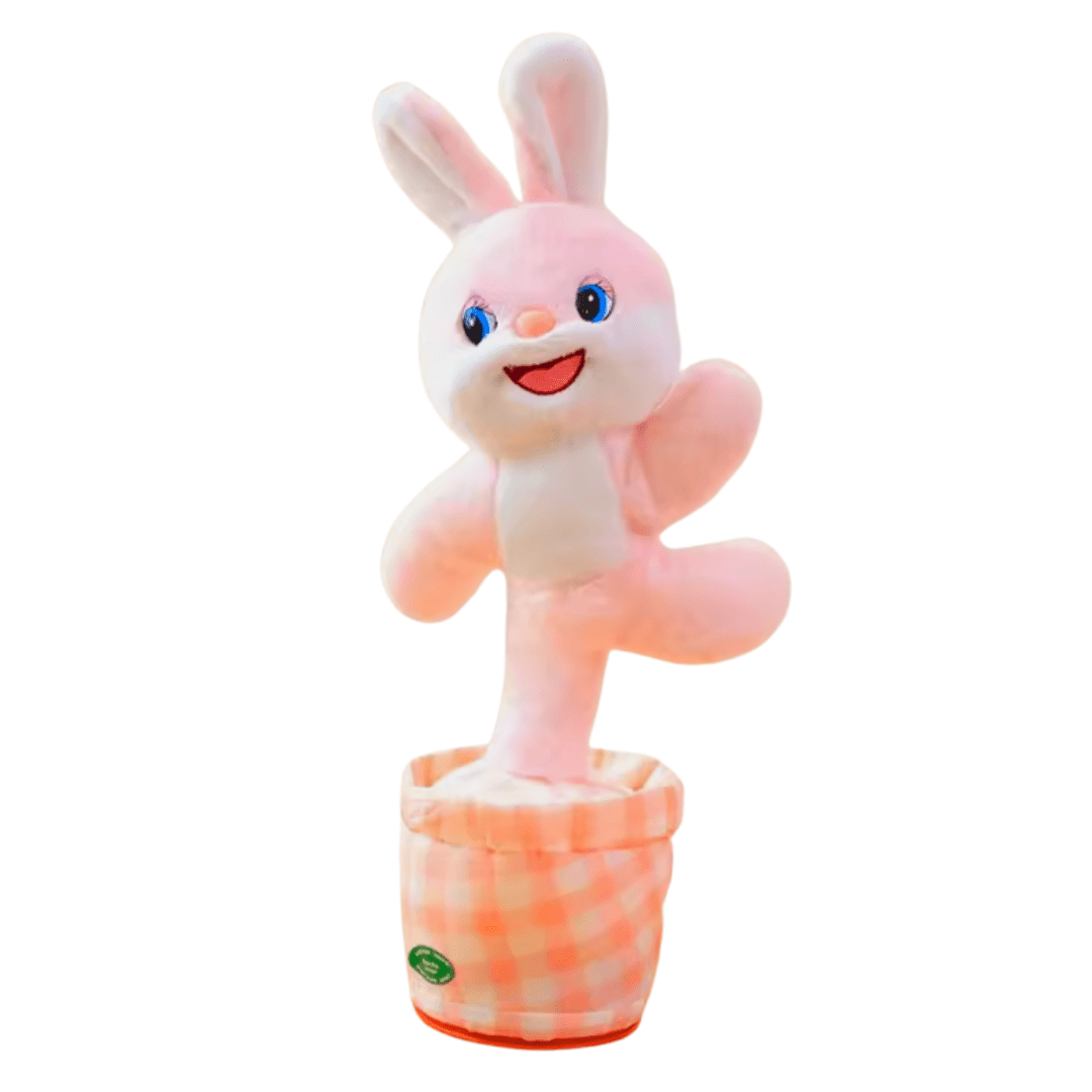 Interactive Dancing Plush – Repeating, Talking, Singing Rabbit or Cow - Babies Mall