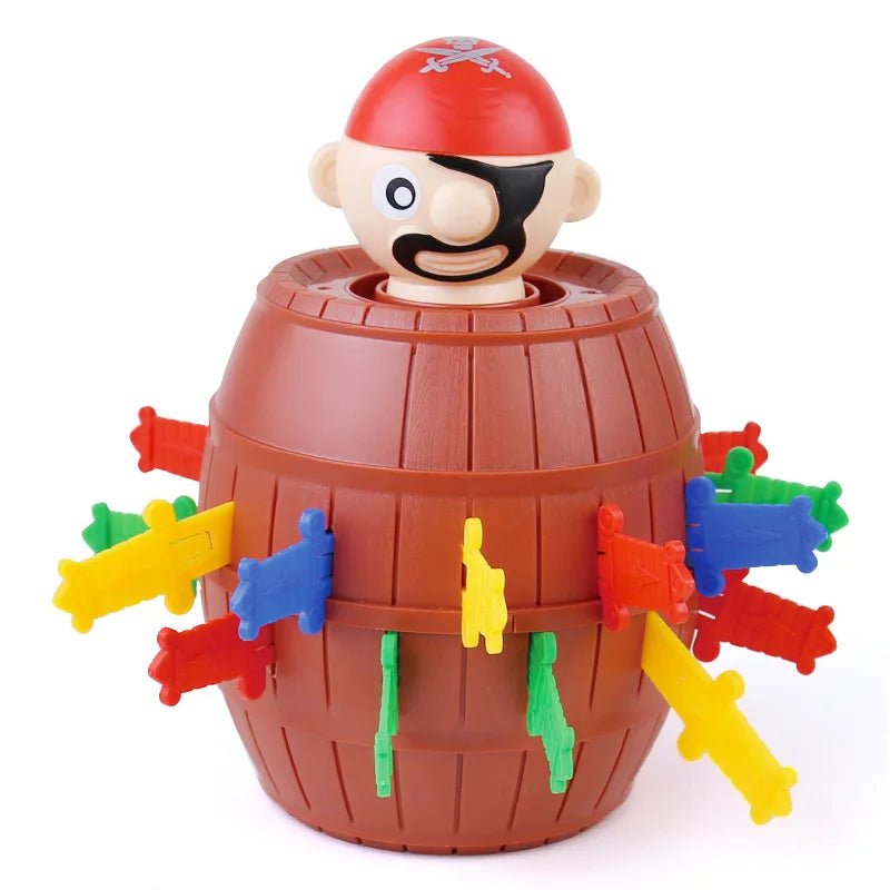 Jumping Pirate Barrel Game - Suspenseful Kids’ Toy with Swords - Babies Mall