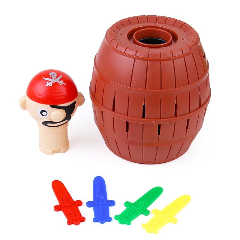 Jumping Pirate Barrel Game - Suspenseful Kids’ Toy with Swords - Babies Mall