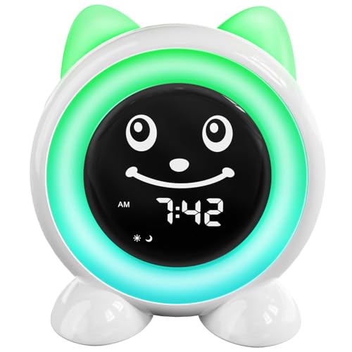 Kids Alarm Clock with Sleep Trainer, Night Light, and Nap Timer - Babies Mall