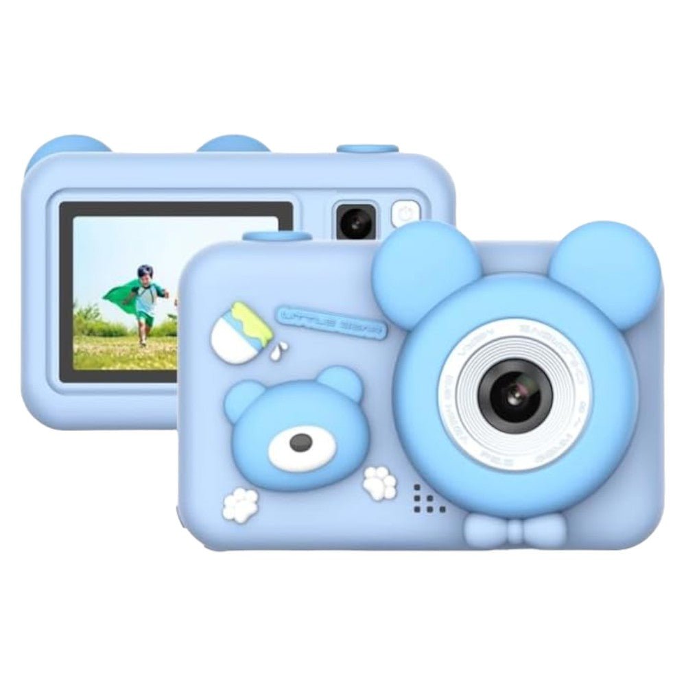 Kids Digital Camera 1080P with IPS Screen, Dual Lens, Waterproof, 32GB - Babies Mall