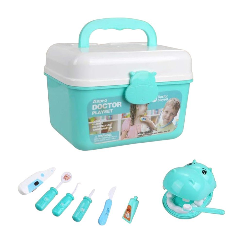 Kids Doctor Kit, Stethoscope & Role Play Set, Blue & Pink - Babies Mall