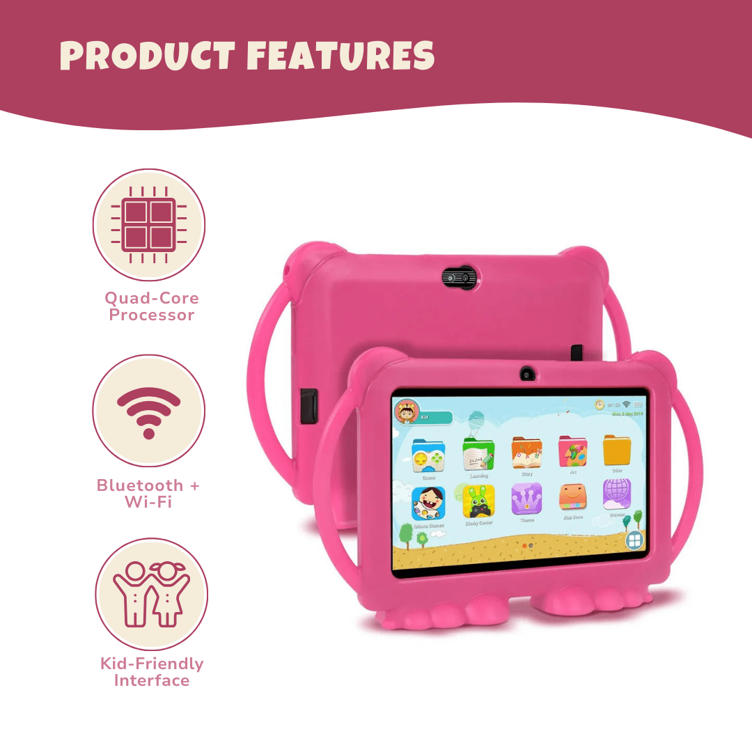 Kids' Learning Tablet with Parental Controls - 7 - Inch Android Device for Toddlers - Babies Mall