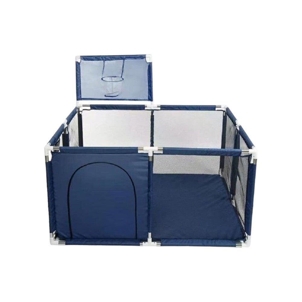 Large Baby Playpen 72x48in with Breathable Mesh and Barrier - Babies Mall