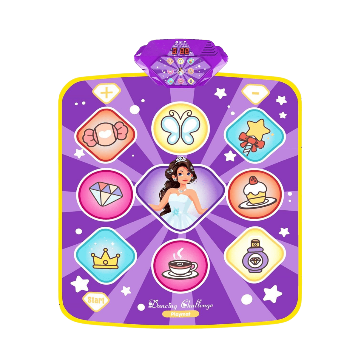 Light - Up Dance Mat for Kids Musical Step Game with 9 Patterns 5 Modes - Babies Mall