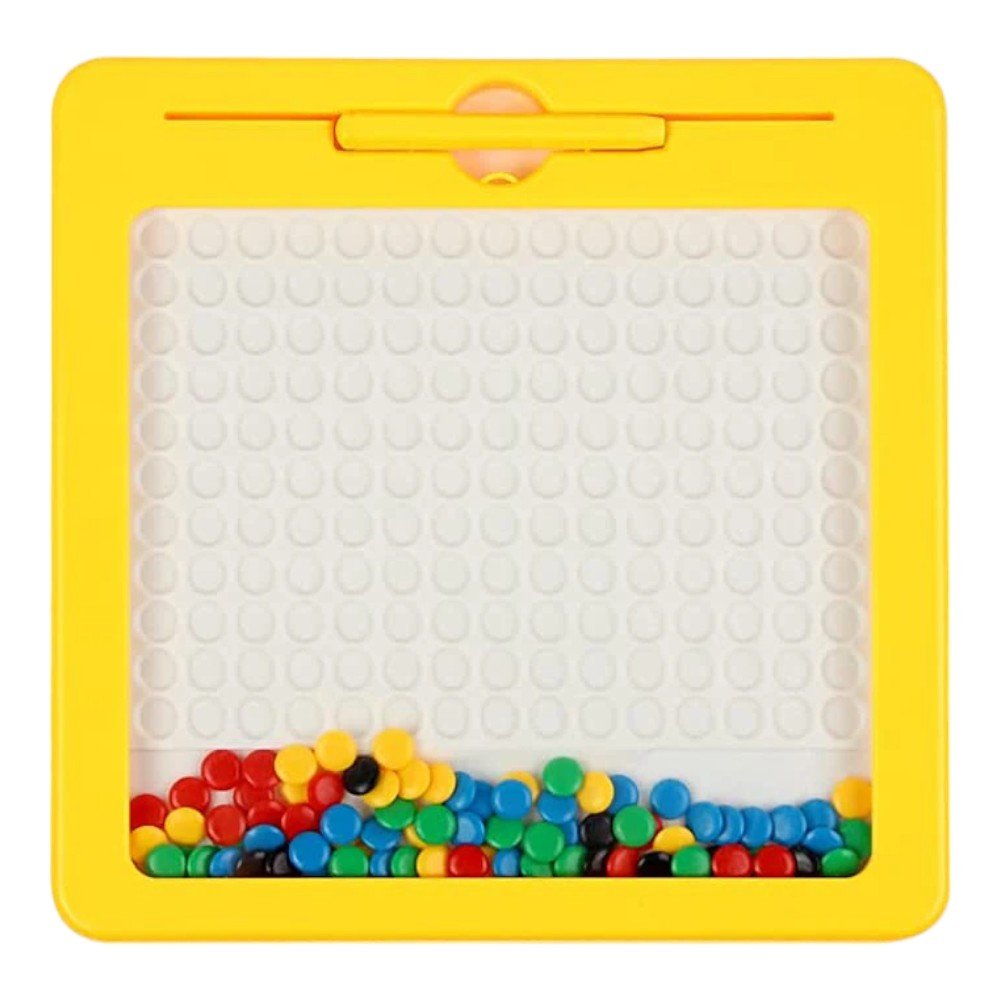 Magnetic Drawing Board for Kids - 10.3 Inch Dot Art Pad, Travel Toy - Babies Mall