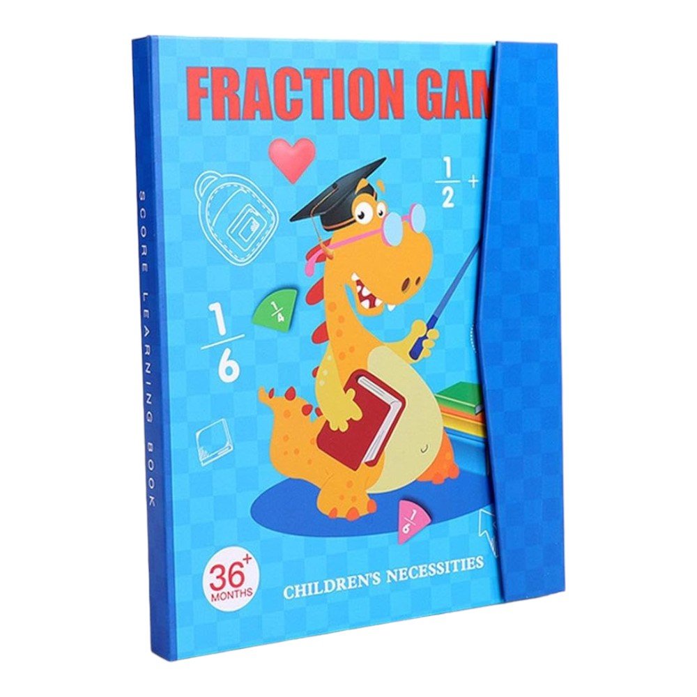 Magnetic Fraction Puzzle for Kids Interactive Math Learning Kit - Babies Mall
