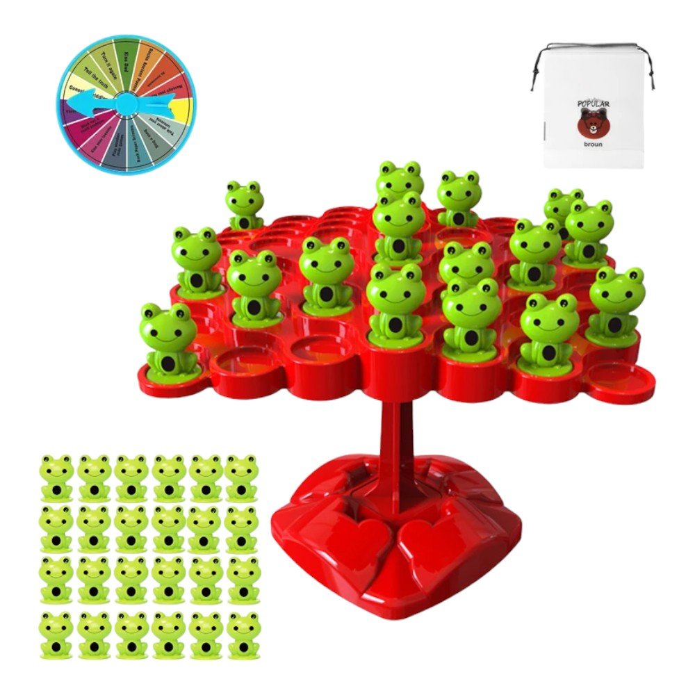 Magnetic Frog Balance Math Game with Counting Weights and Scale - Babies Mall