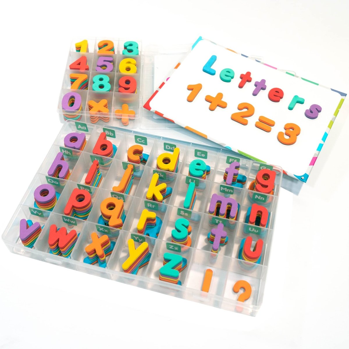 Magnetic Letters & Numbers Set 182 Letters, 81 Symbols & Board - Babies Mall