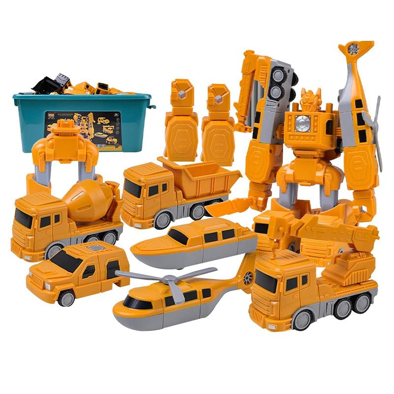 Magnetic Modular Toy Set for Building Vehicles and Giant Robot - Babies Mall