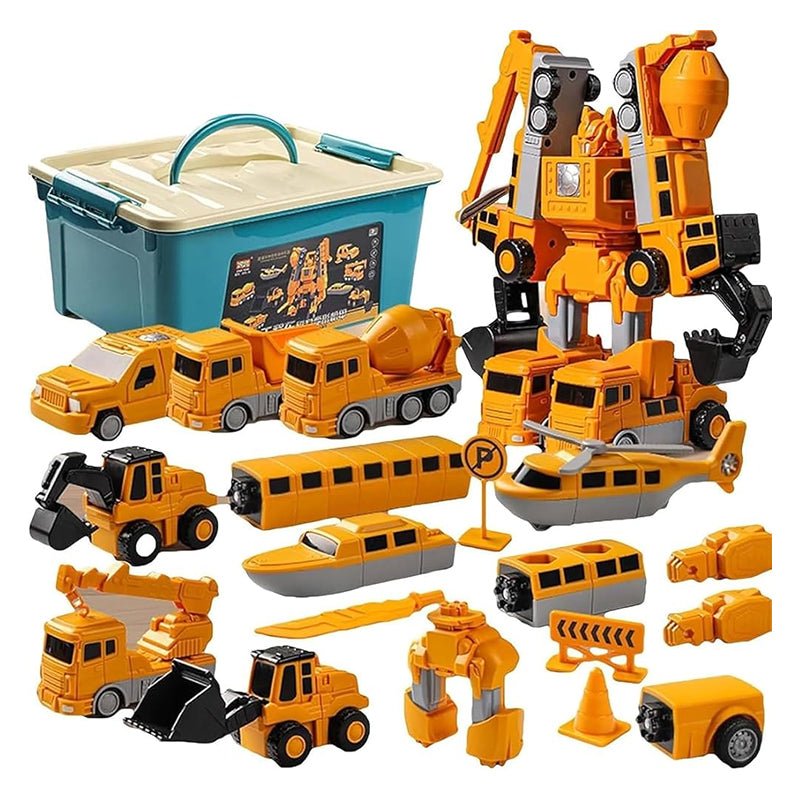 Magnetic Modular Toy Set for Building Vehicles and Giant Robot - Babies Mall