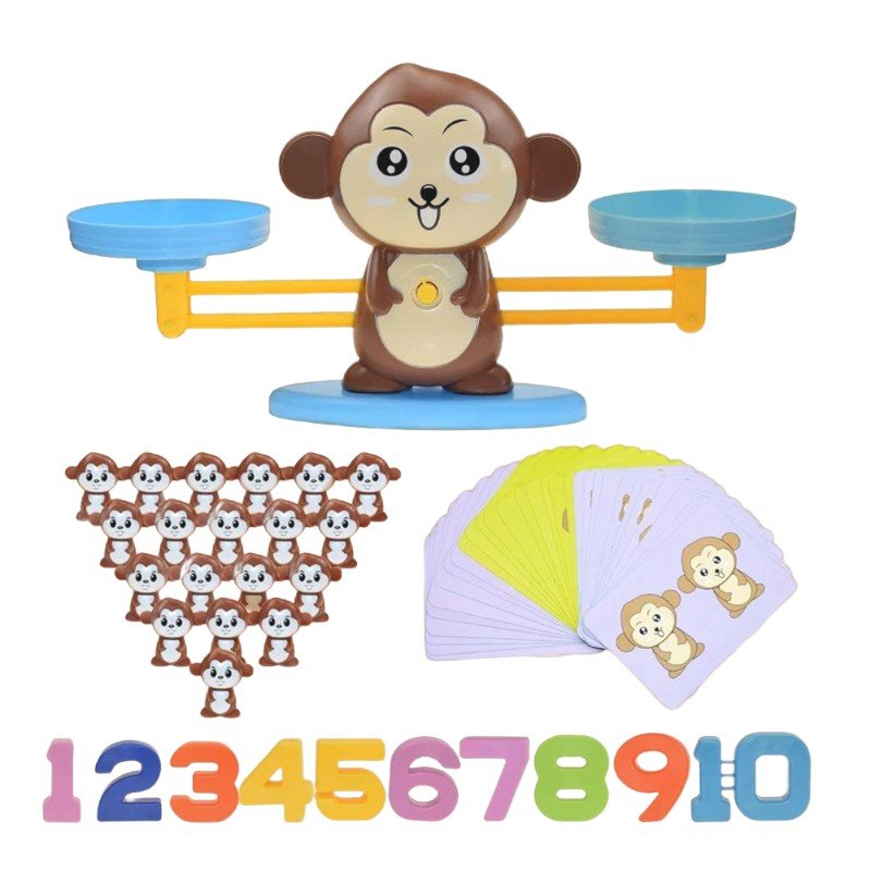 Math Balance Toy for Learning Numbers, Colors, and Counting - Babies Mall