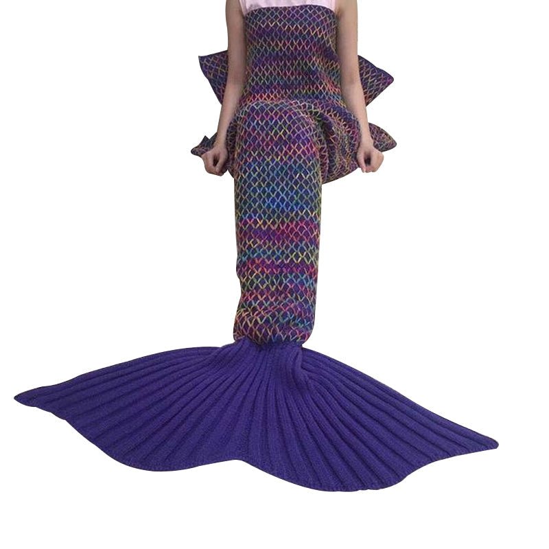 Mermaid Tail Blanket for Kids with Wiggle Room and Full Foot Coverage - Babies Mall