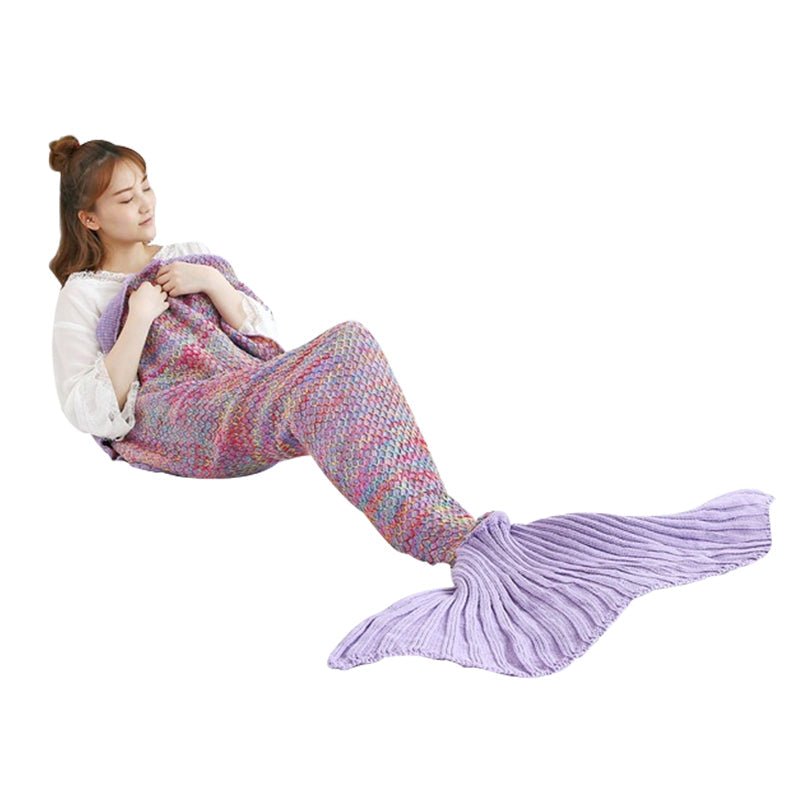 Mermaid Tail Blanket for Kids with Wiggle Room and Full Foot Coverage - Babies Mall