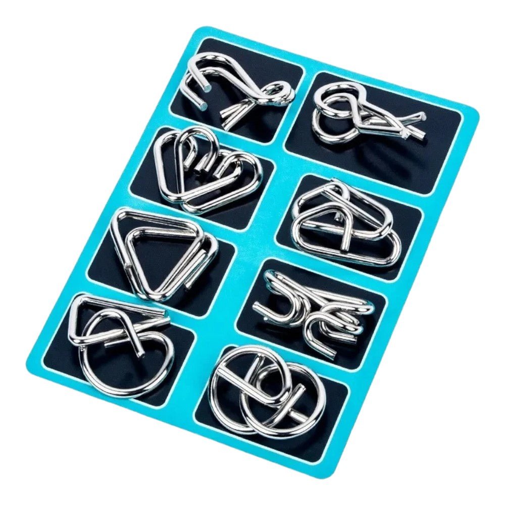 Metal Wire Puzzle Set Teasers & Magic Rings - Babies Mall
