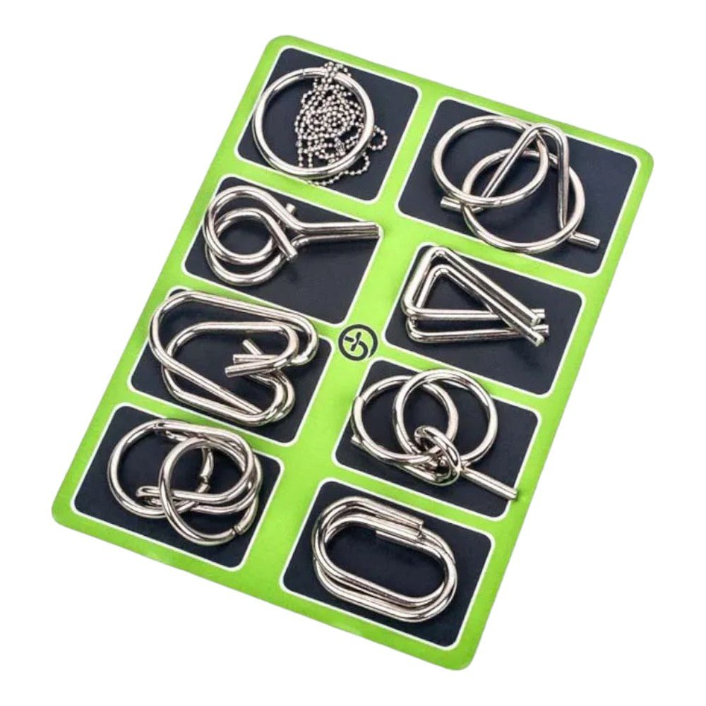 Metal Wire Puzzle Set Teasers & Magic Rings - Babies Mall