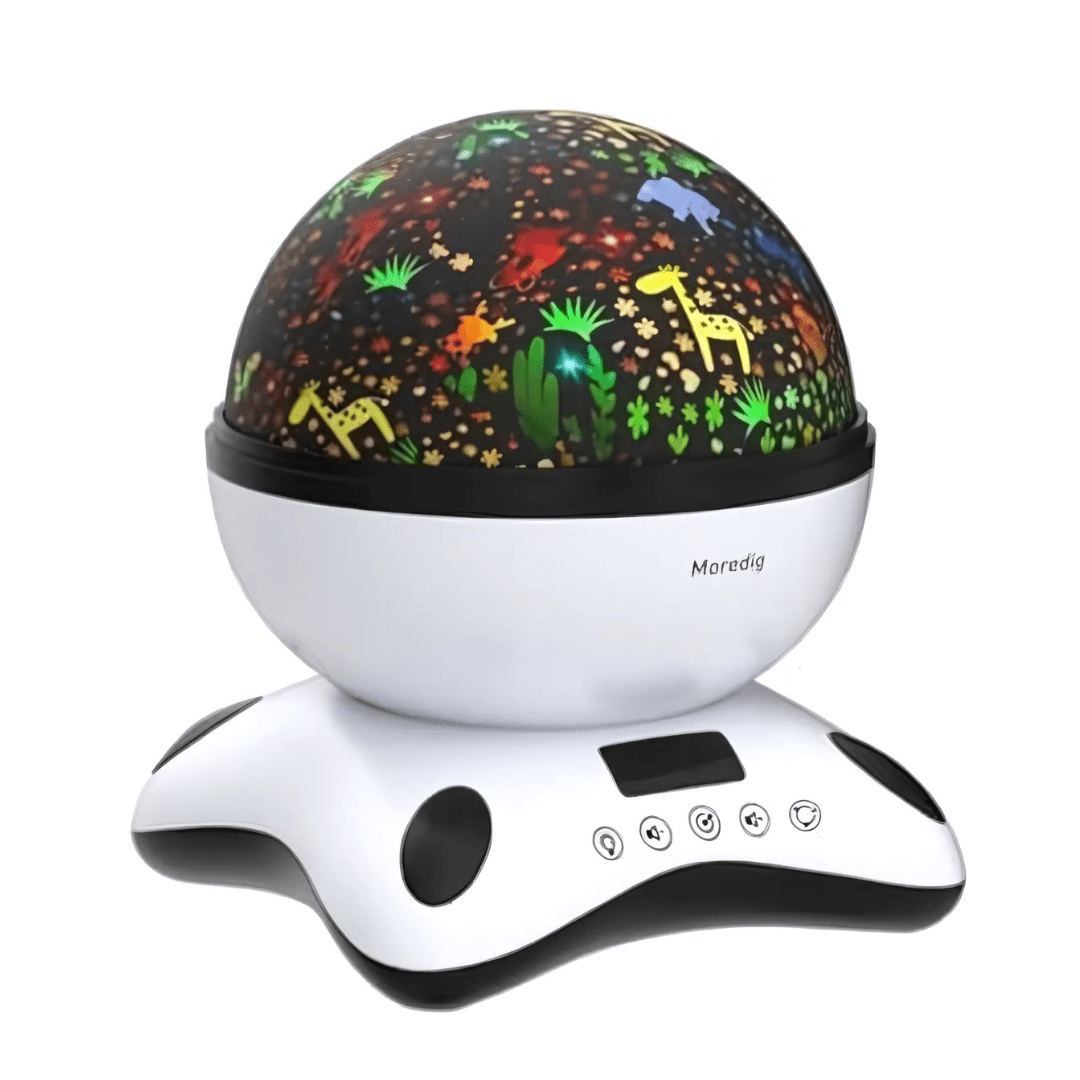 Musical Baby Night Light Projector with 8 Colors & Timer - Babies Mall