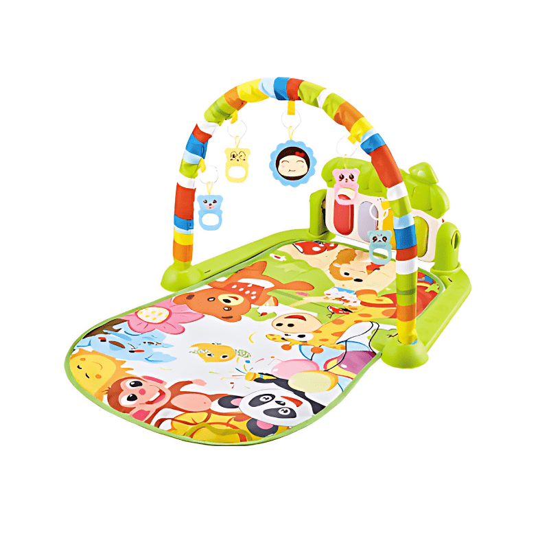 Musical Baby Play Mat with Tactile Pads, Sound Zones and Animal Tones - Babies Mall