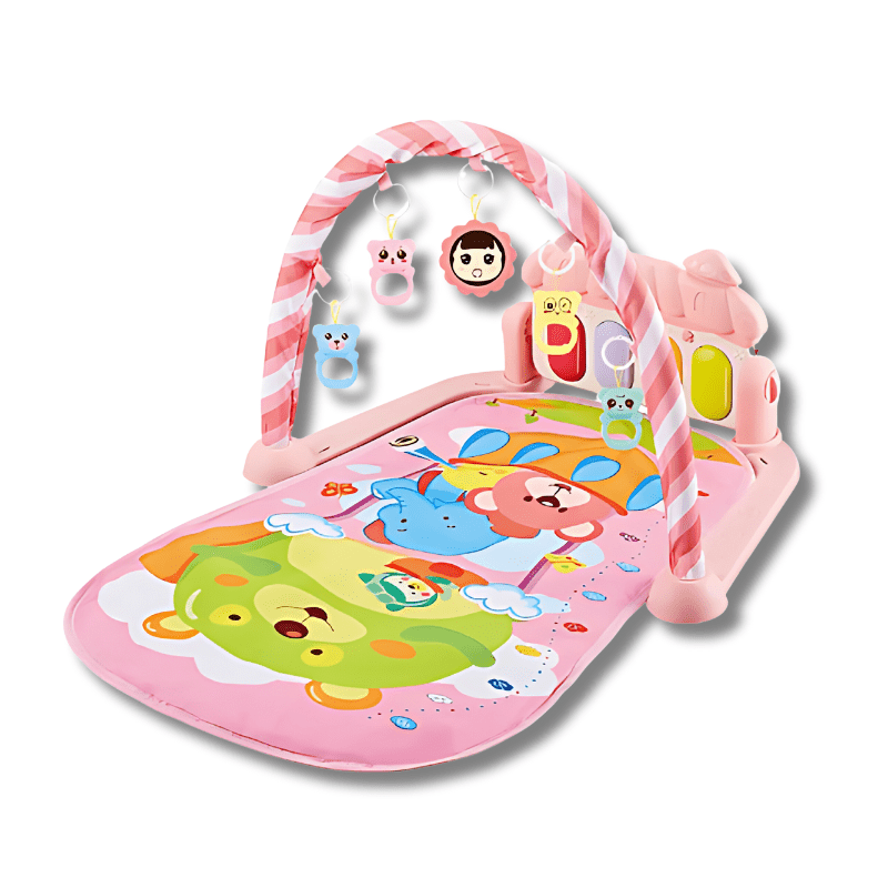 Musical Baby Play Mat with Tactile Pads, Sound Zones and Animal Tones - Babies Mall