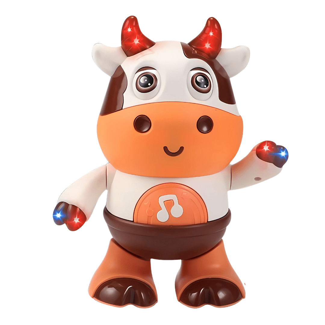 Musical Cow Plush - Soft & Plays Gentle Melody - Babies Mall
