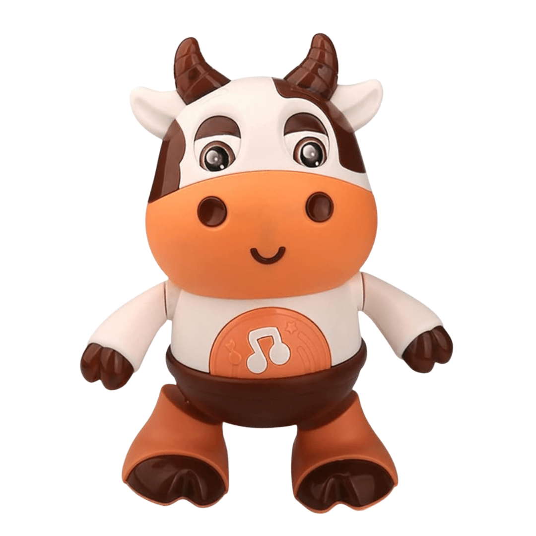 Musical Cow – Singing, Dancing, Walking with LED Lights, Moving Eyes - Babies Mall
