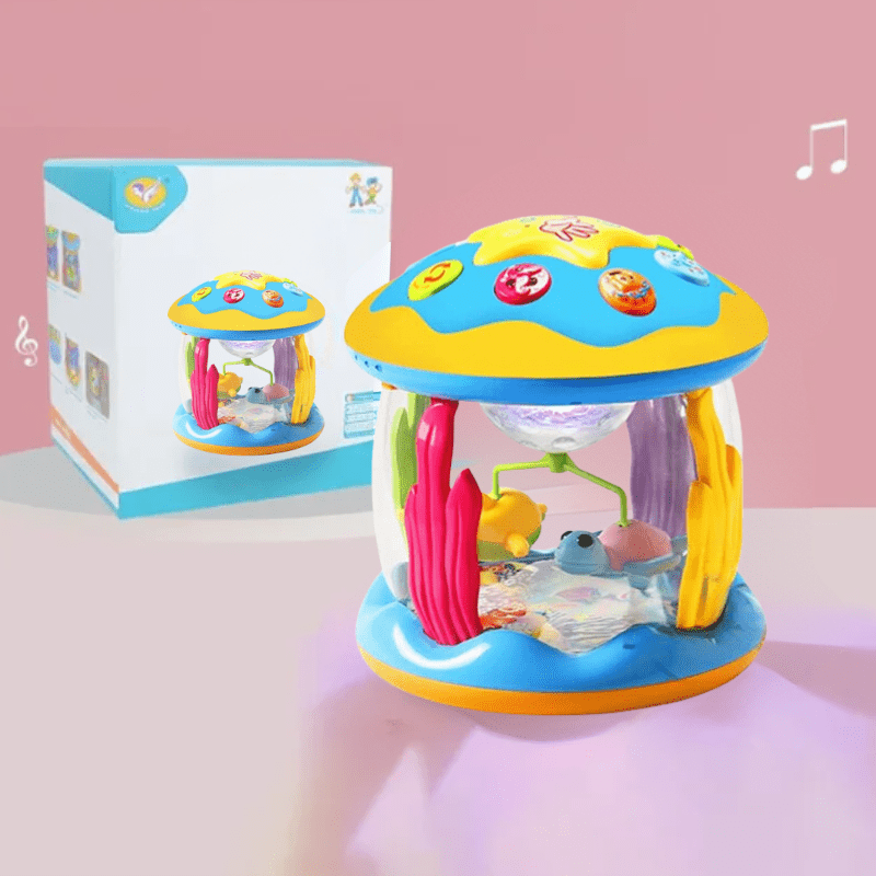 Musical Ferris Wheel Toy with Lights, Spins to Music for 0 - 3 Year Olds - Babies Mall