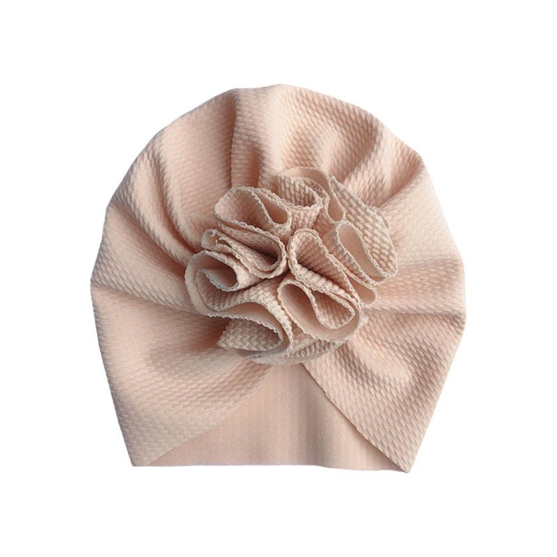 Newborn Baby Headwrap with Soft Stretchy Fabric and Flower Accent - Babies Mall