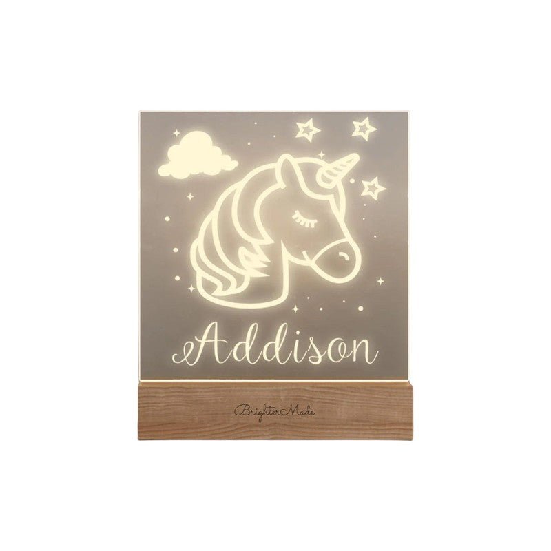 Personalized Baby Night Light with Name, LED Nursery Lamp - Babies Mall