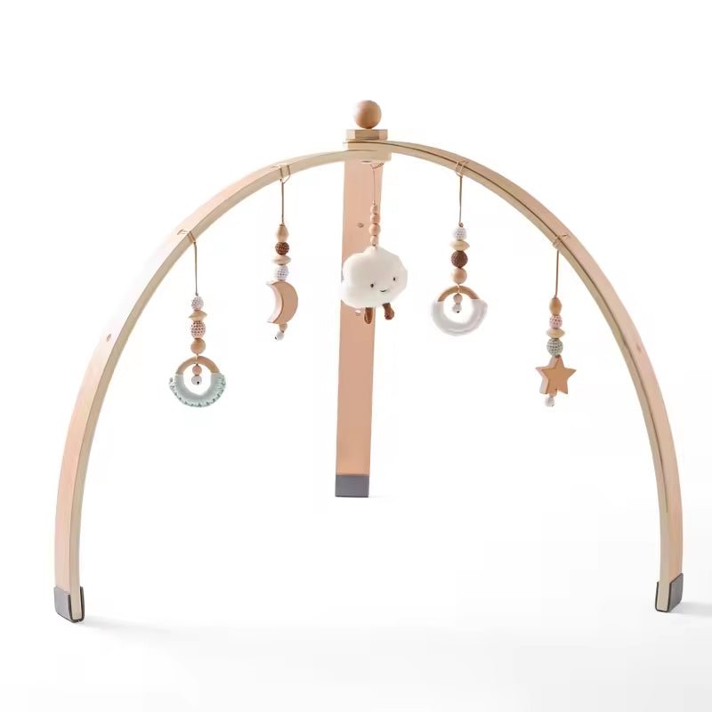 Play Arch Baby Gym with Hanging Toys, Multi - Texture Attachments - Babies Mall