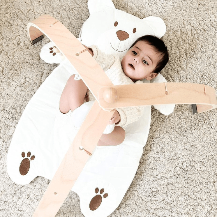 Play Arch Baby Gym with Hanging Toys, Multi - Texture Attachments - Babies Mall