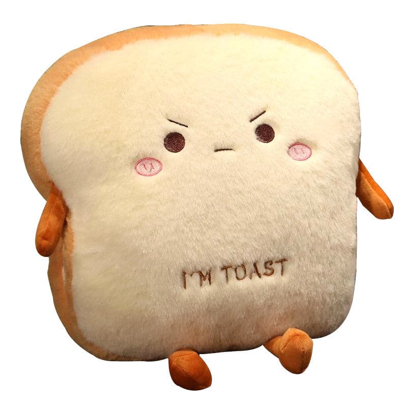 Plush Toast Pillow – Hand Warmer - Babies Mall