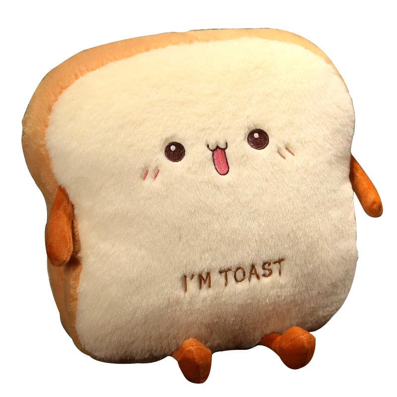 Plush Toast Pillow – Hand Warmer - Babies Mall