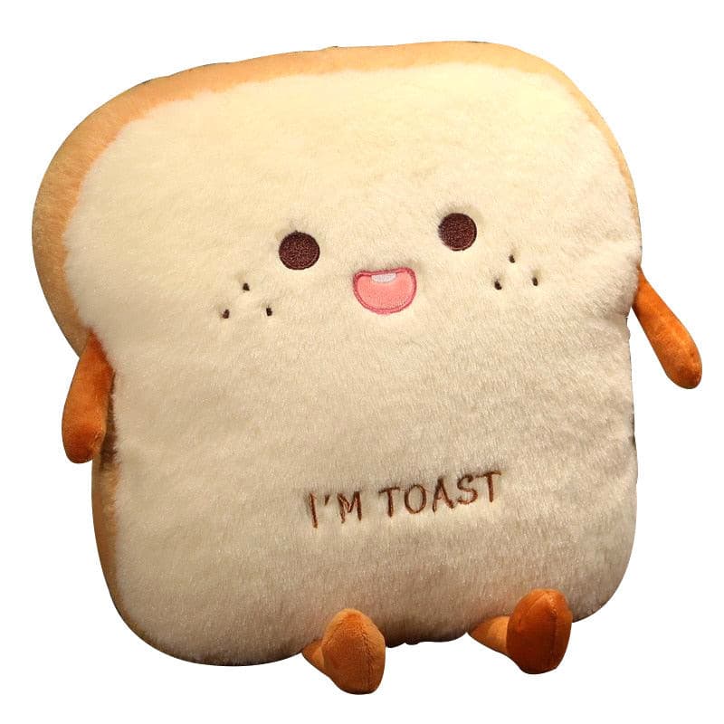 Plush Toast Pillow – Hand Warmer - Babies Mall