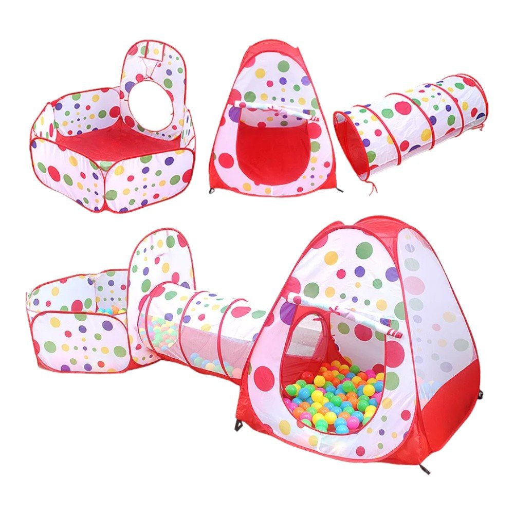 Pop - Up Ball Pit Tent - Indoor & Outdoor Playhouse - Babies Mall